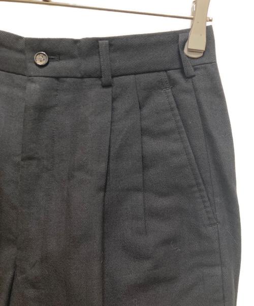 COMME des GARCONS HOMME（コムデギャルソン オム）COMME des GARCONS HOMME (コムデギャルソン オム) ヴィンテージ シャドウストライプスラックス ブラック サイズ:Sの古着・服飾アイテム