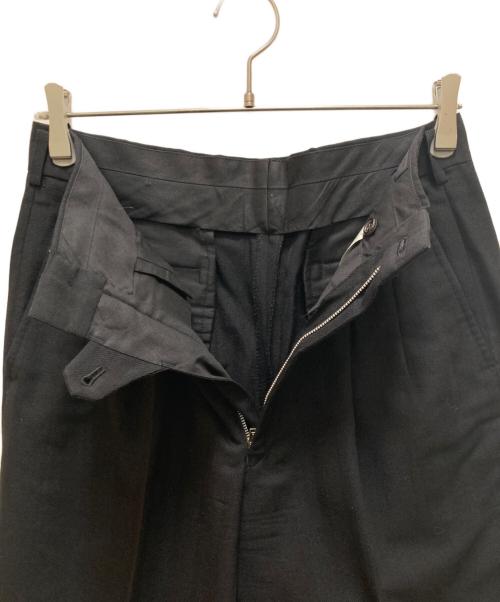 COMME des GARCONS HOMME（コムデギャルソン オム）COMME des GARCONS HOMME (コムデギャルソン オム) ヴィンテージ シャドウストライプスラックス ブラック サイズ:Sの古着・服飾アイテム