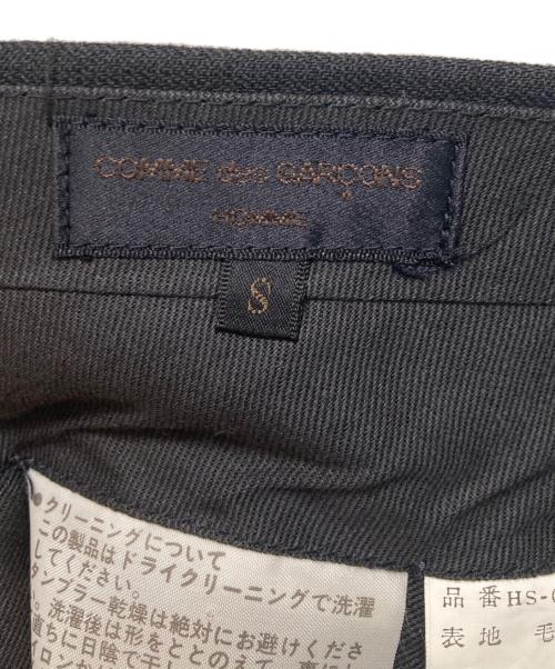 COMME des GARCONS HOMME（コムデギャルソン オム）COMME des GARCONS HOMME (コムデギャルソン オム) ヴィンテージ シャドウストライプスラックス ブラック サイズ:Sの古着・服飾アイテム