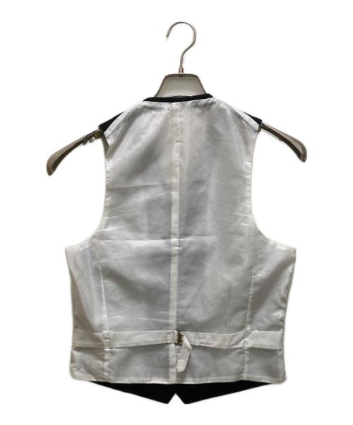 COMME des GARCONS HOMME PLUS（コムデギャルソンオムプリュス）COMME des GARCONS HOMME PLUS (コムデギャルソンオムプリュス) 製品染めコットンジレ ブラック サイズ:Sの古着・服飾アイテム