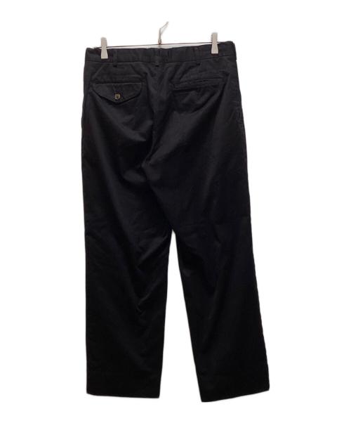 COMME des GARCONS HOMME PLUS（コムデギャルソンオムプリュス）COMME des GARCONS HOMME PLUS (コムデギャルソンオムプリュス) 製品染めコットンテーパードパンツ ブラック サイズ:Sの古着・服飾アイテム