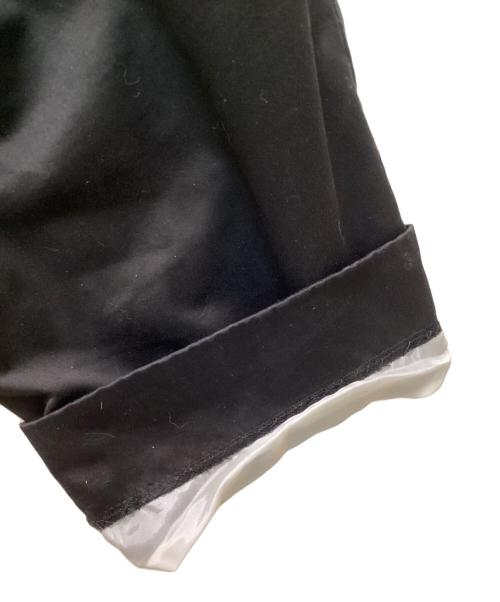 COMME des GARCONS HOMME PLUS（コムデギャルソンオムプリュス）COMME des GARCONS HOMME PLUS (コムデギャルソンオムプリュス) 製品染めコットンテーパードパンツ ブラック サイズ:Sの古着・服飾アイテム