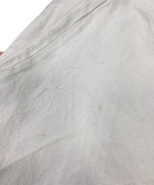 BONCOURA（ボンクラ）BONCOURA (ボンクラ) SHRINK TO FIT ストレートデニムパンツ ホワイト サイズ:33の古着・服飾アイテム