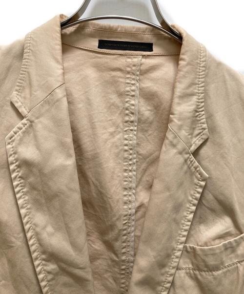Y's for men（ワイズフォーメン）Y's for men (ワイズフォーメン) 比翼1Bテーラードジャケット ベージュ サイズ:1の古着・服飾アイテム