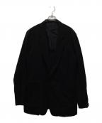Y's for menワイズフォーメン）の古着「ウールギャバジン2Bテーラードジャケット」｜ブラック
