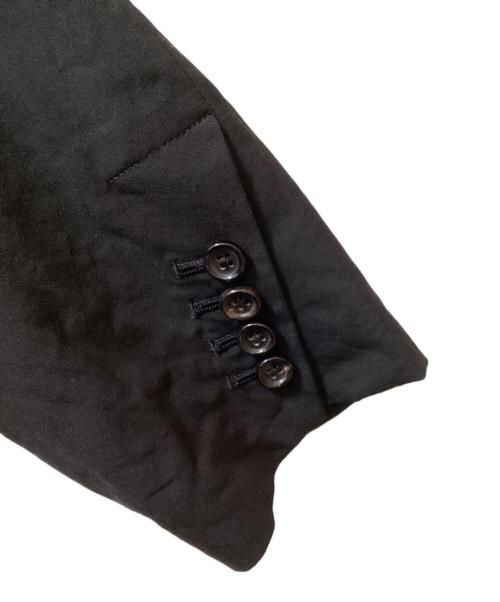Y's for men（ワイズフォーメン）Y'S for men (ワイズフォーメン) ウールギャバジン2Bテーラードジャケット ブラック サイズ:2の古着・服飾アイテム