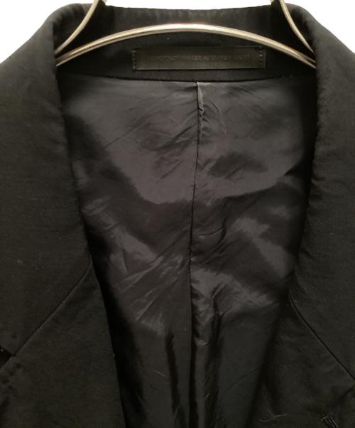 Y's for men（ワイズフォーメン）Y'S for men (ワイズフォーメン) ウールギャバジン2Bテーラードジャケット ブラック サイズ:2の古着・服飾アイテム