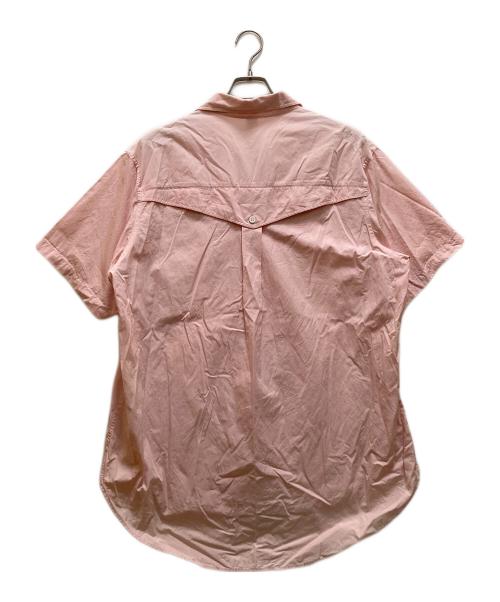 GROUND Y（グラウンドワイ）GROUND Y (グラウンドワイ) オープンカラーロング丈シャツ ピンク サイズ:3の古着・服飾アイテム