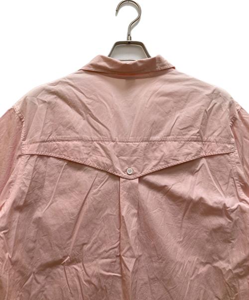 GROUND Y（グラウンドワイ）GROUND Y (グラウンドワイ) オープンカラーロング丈シャツ ピンク サイズ:3の古着・服飾アイテム