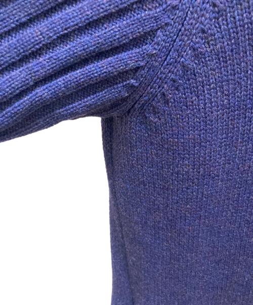 Yohji Yamamoto pour homme（ヨウジヤマモト プールオム）Yohji Yamamoto pour homme (ヨウジヤマモト プールオム) ウールロングカーディガン ブルー サイズ:3の古着・服飾アイテム