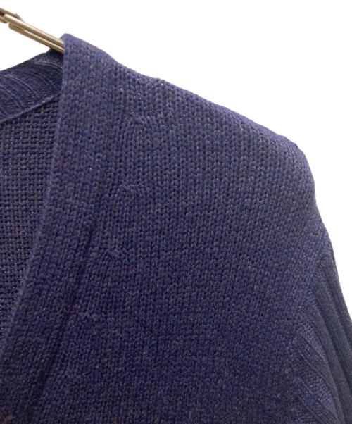 Yohji Yamamoto pour homme（ヨウジヤマモト プールオム）Yohji Yamamoto pour homme (ヨウジヤマモト プールオム) ウールロングカーディガン ブルー サイズ:3の古着・服飾アイテム