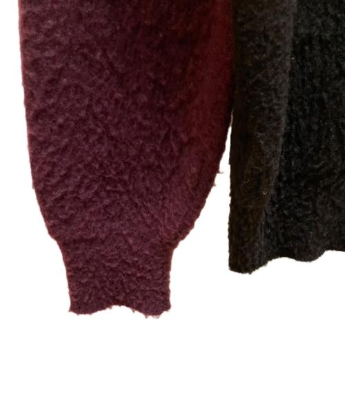 s'yte（サイト）s'yte (サイト) モヘアニット オレンジ×ブラック サイズ:3の古着・服飾アイテム