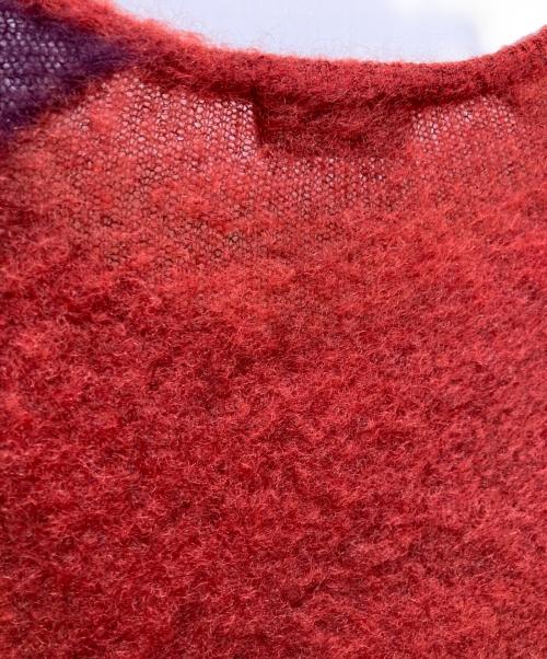 s'yte（サイト）s'yte (サイト) モヘアニット オレンジ×ブラック サイズ:3の古着・服飾アイテム