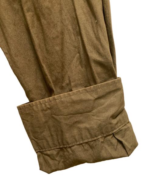 GROUND Y（グラウンドワイ）GROUND Y (グラウンドワイ) コットンブロード ダブルカラー ビッグシャツ オリーブ サイズ:3の古着・服飾アイテム