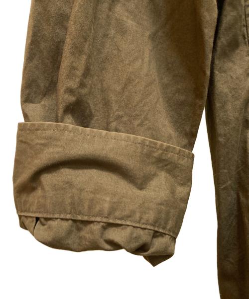 GROUND Y（グラウンドワイ）GROUND Y (グラウンドワイ) コットンブロード ダブルカラー ビッグシャツ オリーブ サイズ:3の古着・服飾アイテム