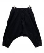 BLACK Scandal Yohji Yamamotoブラックスキャンダルヨウジヤマモト）の古着「サルエルワイドパンツ」｜ブラック