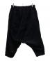 BLACK Scandal Yohji Yamamoto (ブラックスキャンダルヨウジヤマモト) サルエルワイドパンツ ブラック サイズ:2：16000円