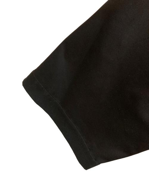 ADRER（アドラー）ADRER (アドラー) ダブルクロスベーシックワイドストレートパンツ ブラック サイズ:Ⅼの古着・服飾アイテム