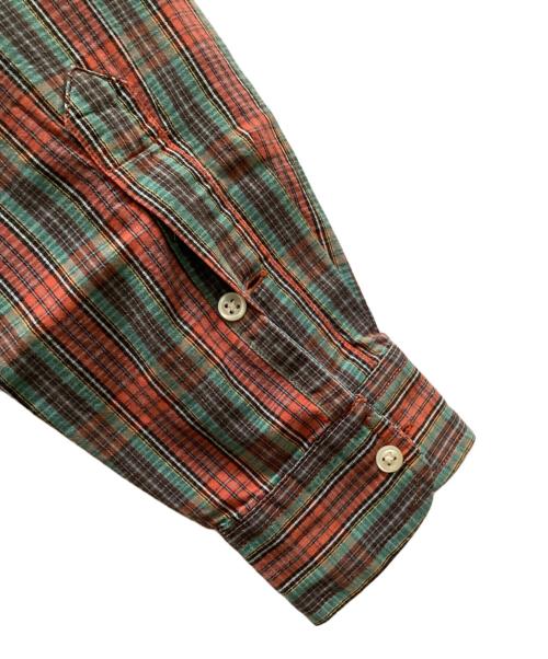 POLO RALPH LAUREN（ポロ・ラルフローレン）POLO RALPH LAUREN (ポロ・ラルフローレン) チェックシャツ グリーンレッド サイズ:Mの古着・服飾アイテム
