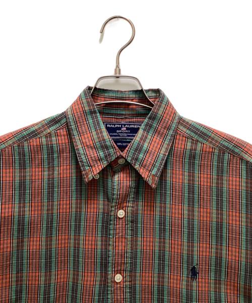 POLO RALPH LAUREN（ポロ・ラルフローレン）POLO RALPH LAUREN (ポロ・ラルフローレン) チェックシャツ グリーンレッド サイズ:Mの古着・服飾アイテム