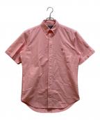 POLO RALPH LAURENポロ・ラルフローレン）の古着「半袖ボタンダウンシャツ」｜ピンク