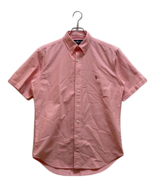 POLO RALPH LAUREN（ポロ・ラルフローレン）POLO RALPH LAUREN (ポロ・ラルフローレン) 半袖ボタンダウンシャツ ピンク サイズ:Mの古着・服飾アイテム