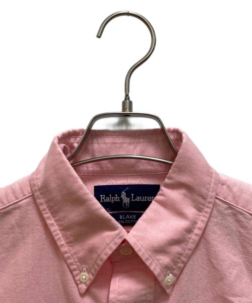 POLO RALPH LAUREN（ポロ・ラルフローレン）POLO RALPH LAUREN (ポロ・ラルフローレン) 半袖ボタンダウンシャツ ピンク サイズ:Mの古着・服飾アイテム