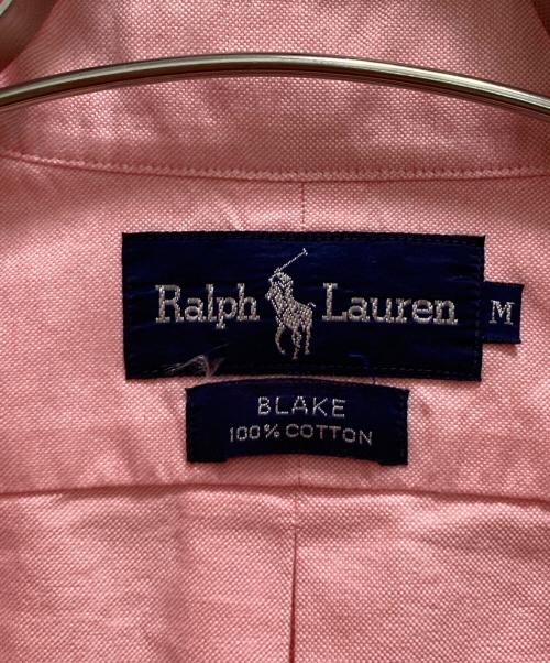 POLO RALPH LAUREN（ポロ・ラルフローレン）POLO RALPH LAUREN (ポロ・ラルフローレン) 半袖ボタンダウンシャツ ピンク サイズ:Mの古着・服飾アイテム