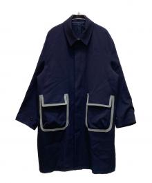 Name.（ネーム）の古着「オフスケールウールオーバーコート」｜ネイビー