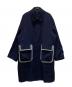 Name.（ネーム）の古着「オフスケールウールオーバーコート」｜ネイビー