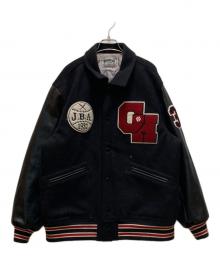 HOUSTON（ヒューストン）の古着「メルトンアワードジャケット」｜ブラック