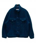 FACETASMファセッタズム）の古着「フリースジャケット」｜ブルー