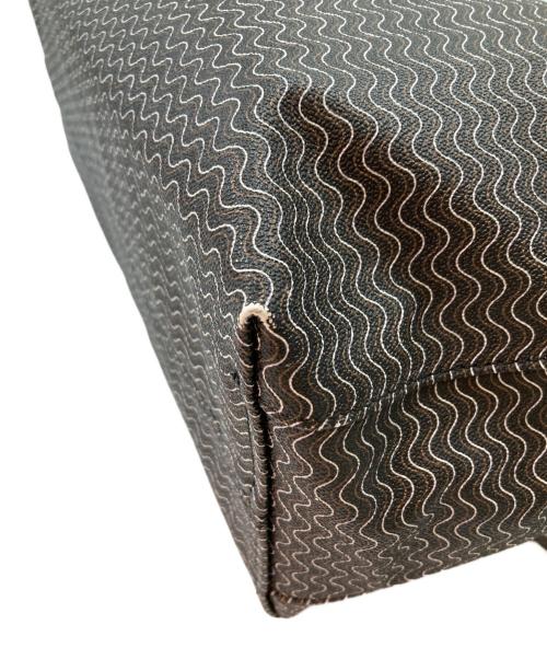 zanellato（ザネラート）zanellato (ザネラート) 波柄トートバッグ ブラックの古着・服飾アイテム