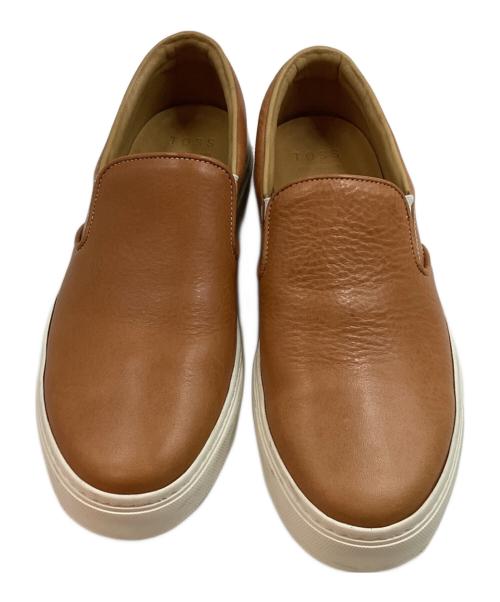 TOSS（トス）TOSS (トス) ランス レザースリッポン ブラウン サイズ:9の古着・服飾アイテム