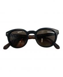 OLIVER PEOPLES×Berluti（オリバーピープルズ×ベルルッティ）の古着「SHELDRAKE LEATHER(シェルドレイクレザー）」｜ブラウン