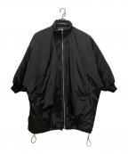 BEARDSLEYビアズリー）の古着「中綿BIGポンチョコート」｜ブラック
