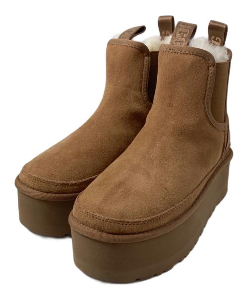 UGG（アグ）UGG (アグ) NEUMEL PLATFORM CHELSEA ブラウン サイズ:23cmの古着・服飾アイテム