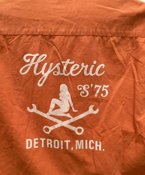 Hysteric Glamour（ヒステリックグラマー）Hysteric Glamour (ヒステリックグラマー) オープンカラーシャツ オレンジ サイズ:Lの古着・服飾アイテム