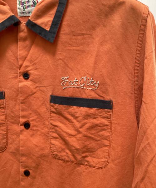 Hysteric Glamour（ヒステリックグラマー）Hysteric Glamour (ヒステリックグラマー) オープンカラーシャツ オレンジ サイズ:Lの古着・服飾アイテム