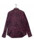 PS Paul Smith (ＰＳポールスミス) レオパードラウンドカラーシャツ パープル×ブラック サイズ:XL：7000円