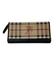 BURBERRY（バーバリー）の古着「ノバチェック長財布」｜ベージュ