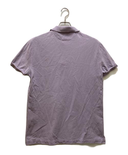 TOM FORD（トムフォード）TOM FORD (トムフォード) 裾RFロゴ刺繍ポロシャツ パープル サイズ:50の古着・服飾アイテム
