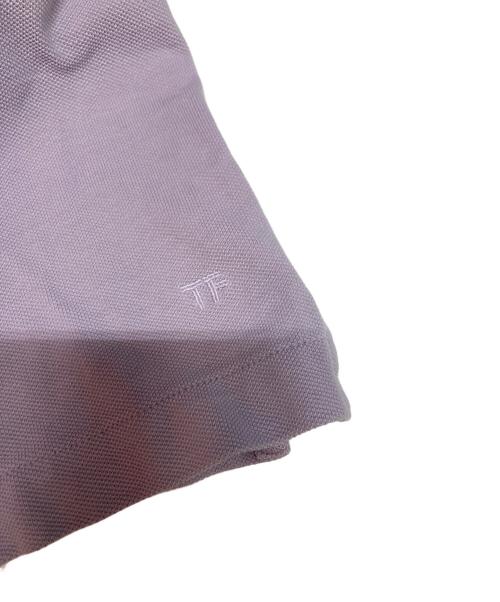 TOM FORD（トムフォード）TOM FORD (トムフォード) 裾RFロゴ刺繍ポロシャツ パープル サイズ:50の古着・服飾アイテム