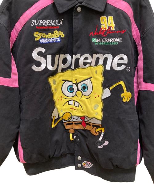 SUPREME（シュプリーム）Supreme (シュプリーム) SpongeBob (スポンジボブ) スクエアパンツ ジェフハミルトン レーシング ジャケット 
