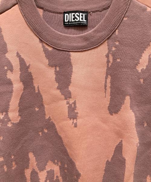 DIESEL（ディーゼル）DIESEL (ディーゼル) スウェット ピンク サイズ:Sの古着・服飾アイテム
