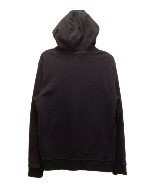 ARMANI EXCHANGE（アルマーニ エクスチェンジ）ARMANI EXCHANGE (アルマーニ エクスチェンジ) AX刺繍プルオーバーパーカー ブラック サイズ:XLの古着・服飾アイテム
