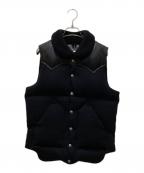 rocky mountain featherbed jackson wyoming×WACKO MARIAロッキーマウンテン・フェザーベッド・ジャクソン・ワイオミング×ワコマリア）の古着「ベスト」｜ブラック