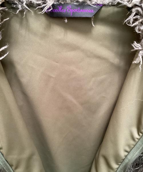 Needles sportswear（ニードルズスポーツウェア）Needles Sportswear (ニードルズスポーツウェア) フリースジャケット オリーブ サイズ:Mの古着・服飾アイテム