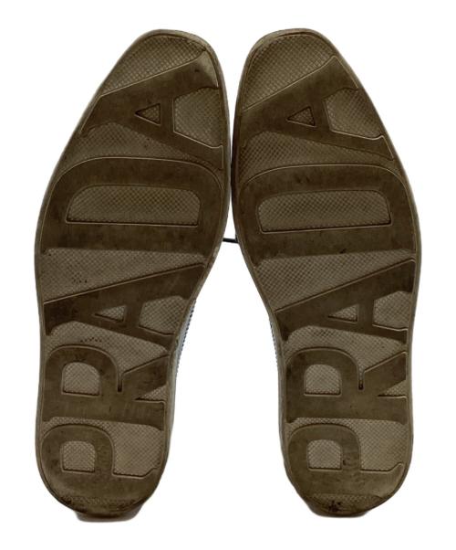 PRADA（プラダ）PRADA (プラダ) ウイングチップスニーカー ブラック サイズ:36の古着・服飾アイテム