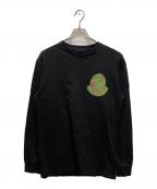 MONCLERモンクレール）の古着「長袖カットソー」｜ブラック
